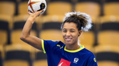 TV: Jamina Roberts inför matchen mot Ungern