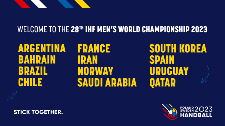15 lag klara för handbolls-VM 2023